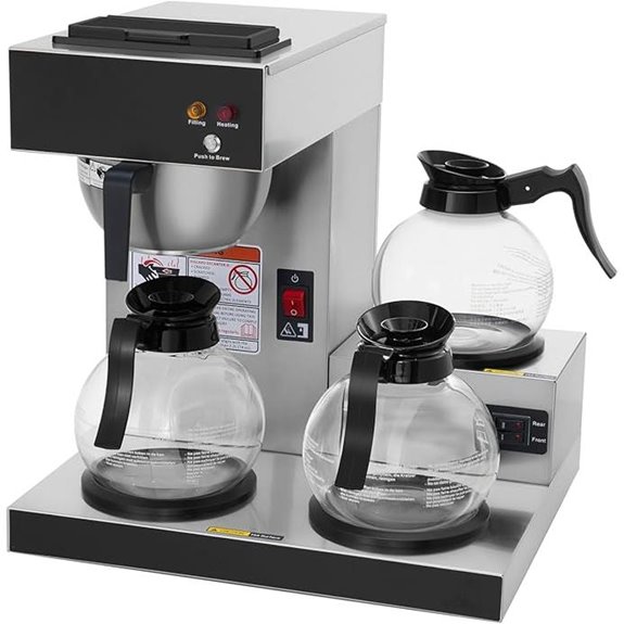 SYBO 12-Cup Commercial Coffee Maker with Decanters