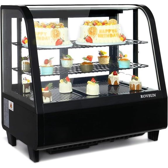 ROVSUN 3.5 Cu.Ft Commercial Display Refrigerator