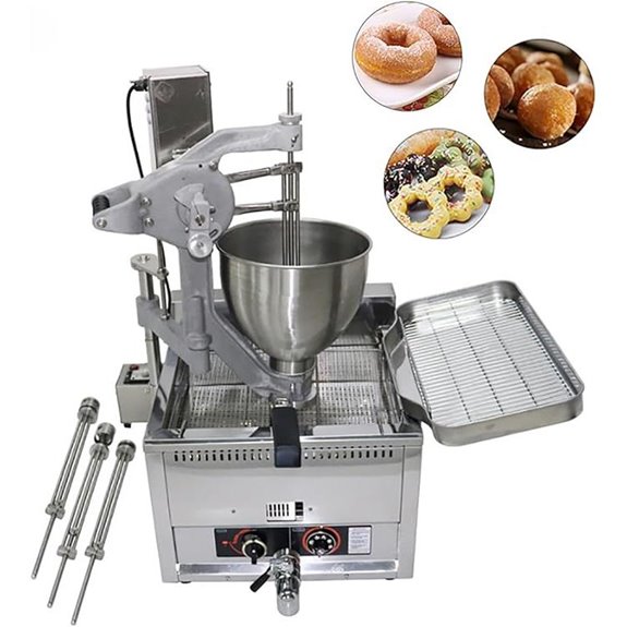 Kolice Commercial Donut Frying Machine with 3 Molds