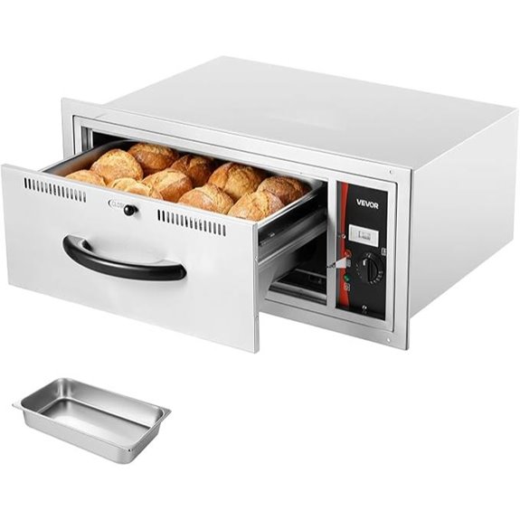 VEVOR Electric Drawer Warmer for Restaurants
