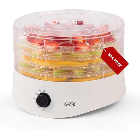 Commercial Chef Food Dehydrator with 5 Trays