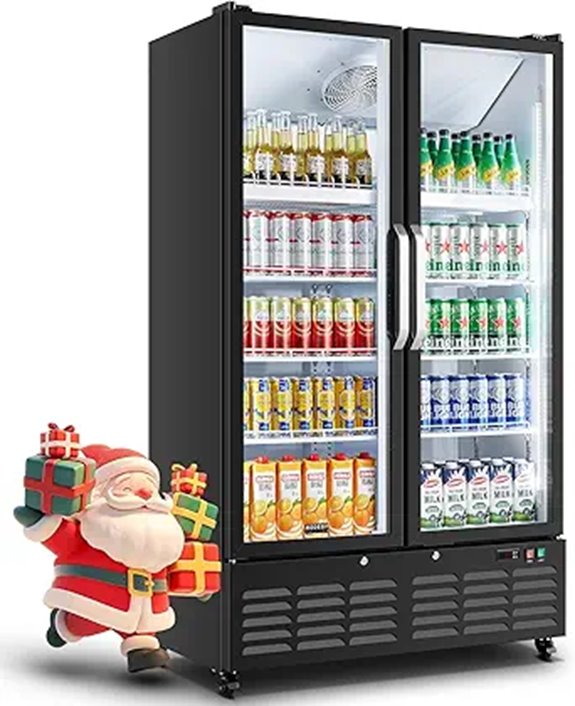 BODEGACOOLER Commercial Glass Door Beverage Cooler
