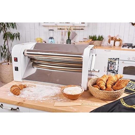 Eugene Electric Dough Sheeter Commercial Grade White