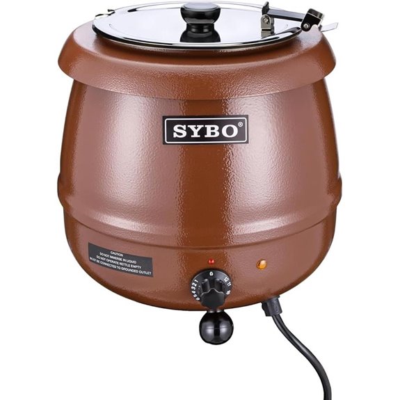 SYBO Commercial Soup Warmer Kettle 10.5 Quarts