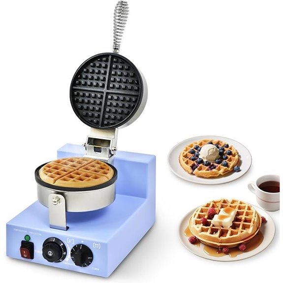commercial waffle maker with timer
