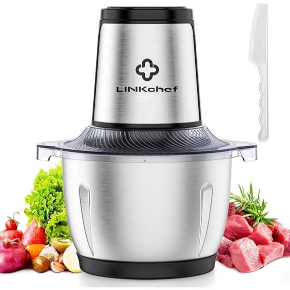 LINKChef 6-Cup Mini Food Processor with Grinder