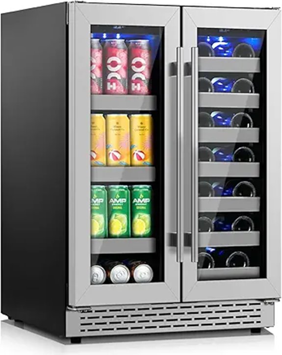 24-Inch Dual Zone Wine & Beverage Refrigerator