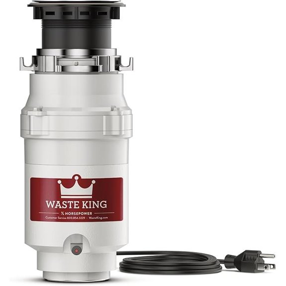 Waste King Compact Garbage Disposal with Power Cord