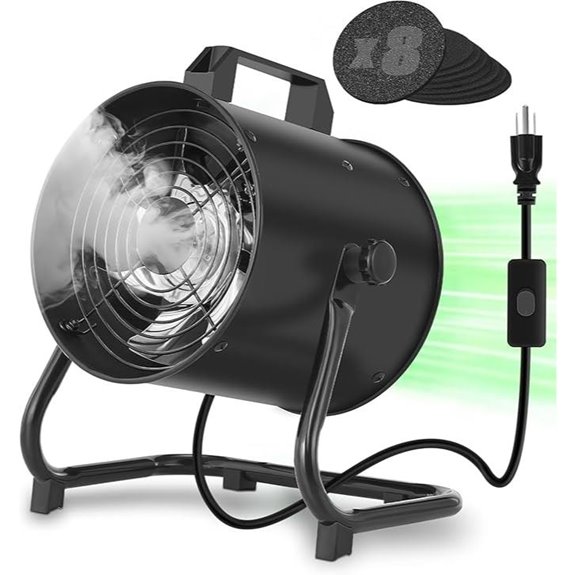 FEFE 8-Inch Portable Range Hood with Reusable Filter