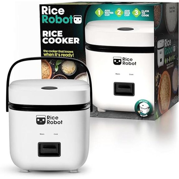 Rice Robot 1 Quart Personal Rice Cooker with Accessories