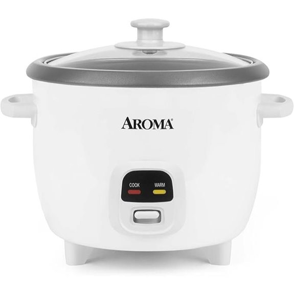 AROMA 3-Cup Rice Cooker with Keep Warm