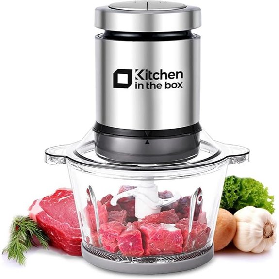 Kitchen in the Box Mini Food Processor & Meat Grinder