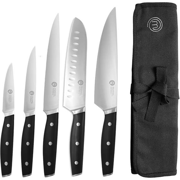 MasterChef Knife Set with Bag and 5 Kitchen Knives
