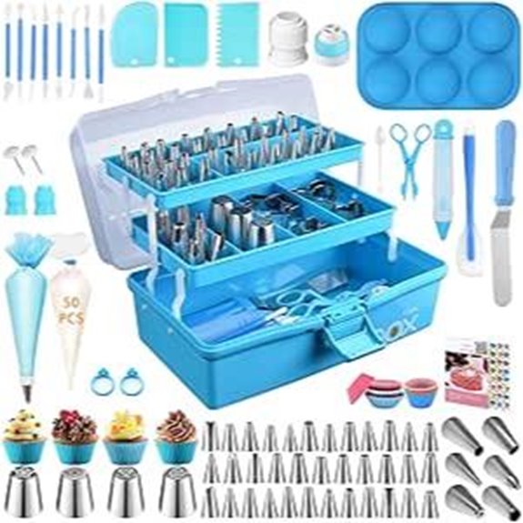 Cake Decorating Kit with 236pcs Piping and Icing Tips
