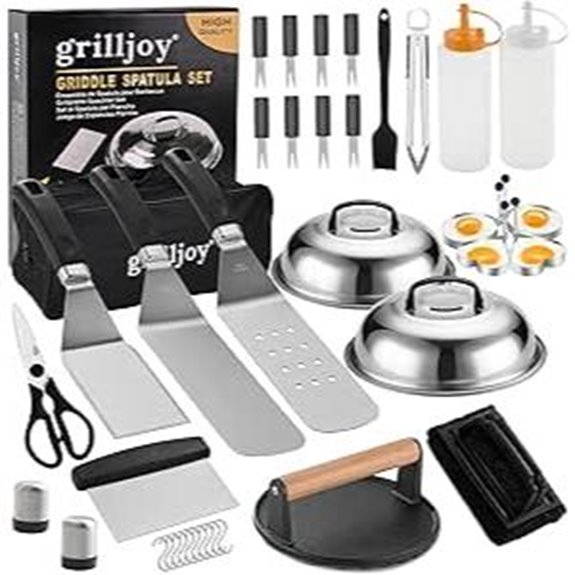 Grilljoy 38-Piece Flat Top Grill Tools Set