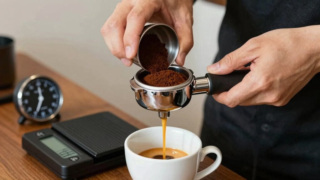 consistent balanced espresso extraction