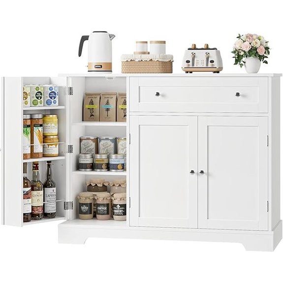 HOSTACK Modern Buffet Cabinet with Storage