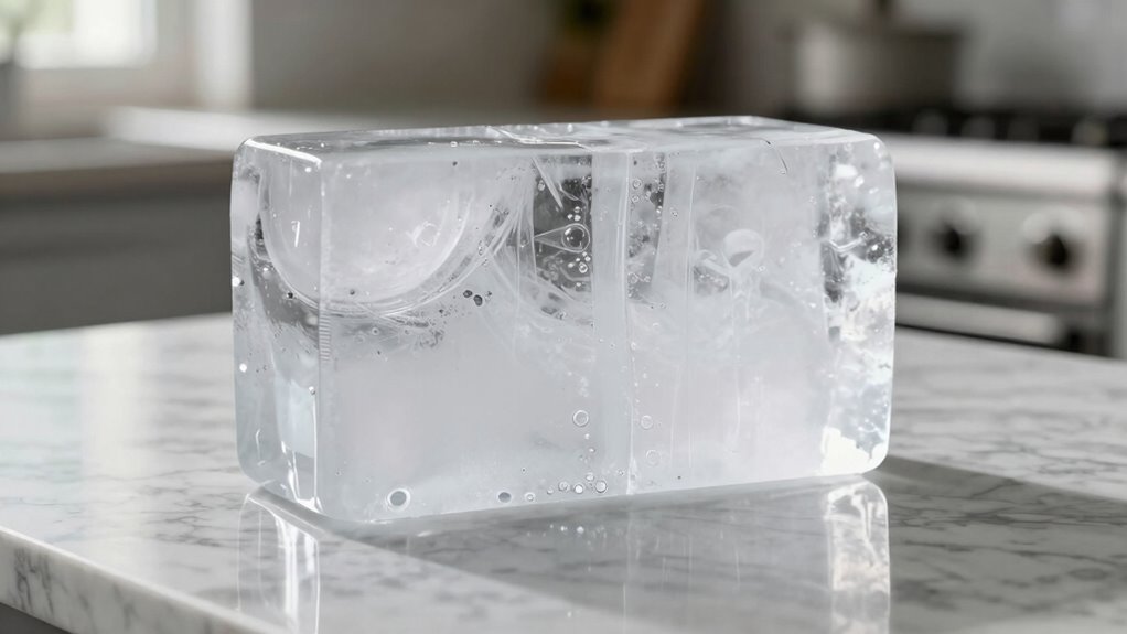 controlled impurity free ice formation