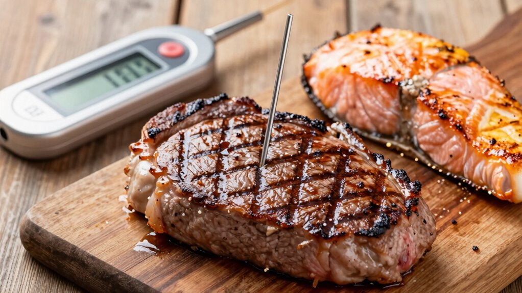 cook meats to safe temperatures