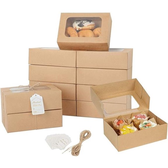 24 Pcs Cookie Gift Boxes with Window