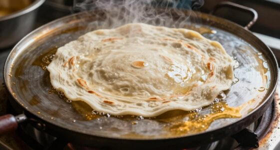 cooking heat causes puffing