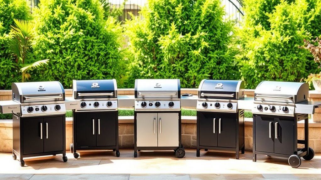 cooking space burner power