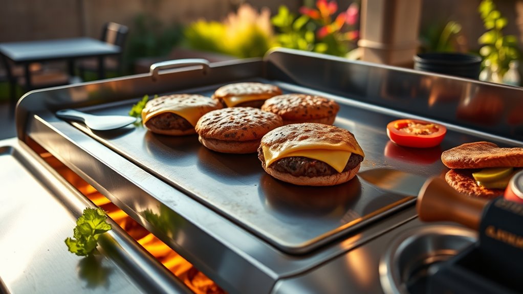 cooking surface heat size