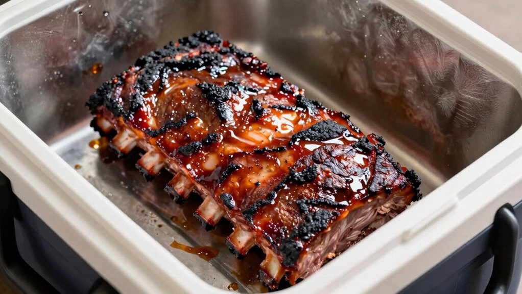 cooler preserves meat juices