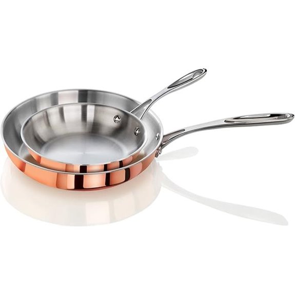 Artaste Rain Copper Clad Cookware (2-Piece Fry Pan Set)