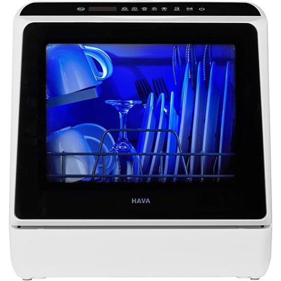 HAVA Countertop Dishwasher with 6 Programs and Air-Drying