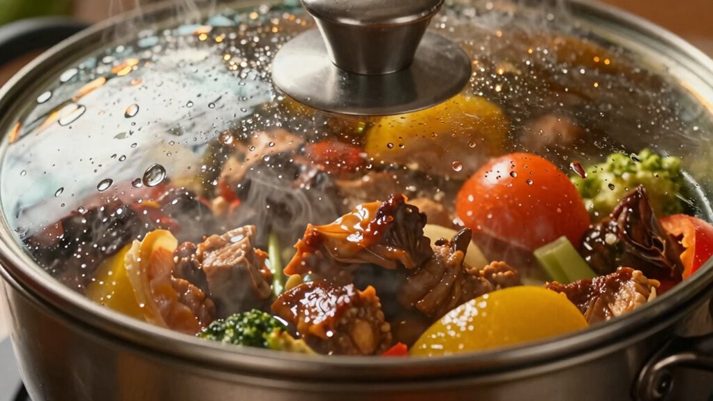 covering enhances flavor retention