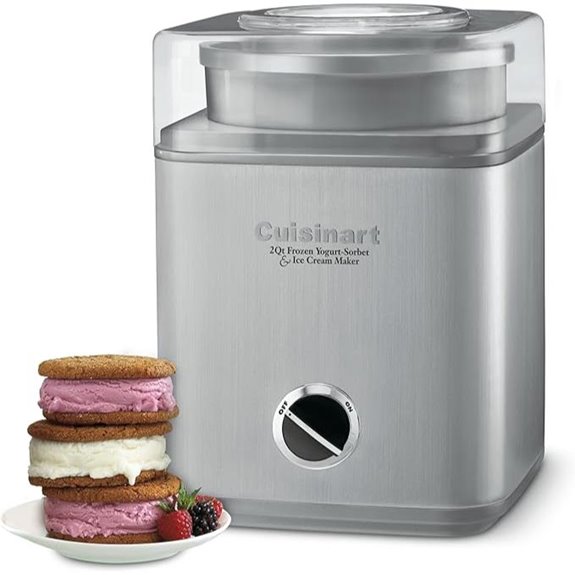 Cuisinart 2-Quart Ice Cream Maker and Frozen Dessert Machine