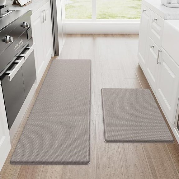 StepRite Kitchen Mats 2-Pack Cushioned Anti-Fatigue Rugs