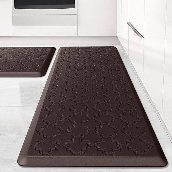 Kitchen Mat 2-Pack Cushioned Anti-Fatigue Floor Rugs