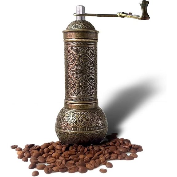 Manual Coffee & Pepper Grinder Dark Green