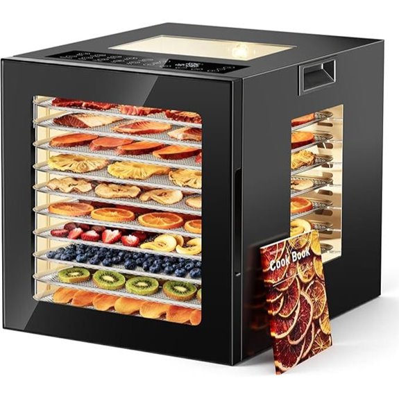 Manastin Food Dehydrator with 10 Trays and Presets