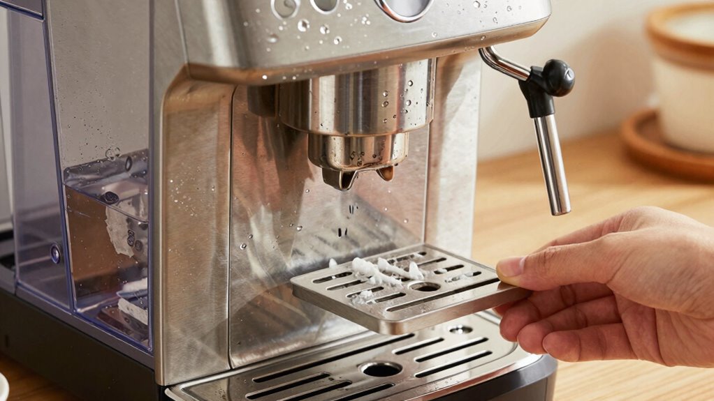 descale coffee machines regularly