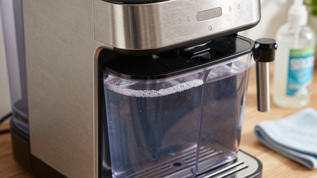 descale regularly based on water