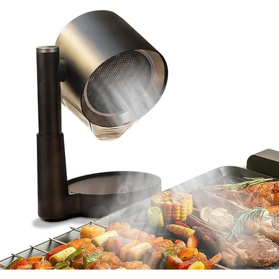 Portable Range Hood with Detachable Filter and 3-Speed Fan