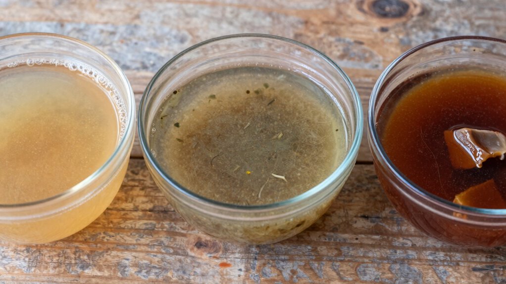 differences in cooking liquids