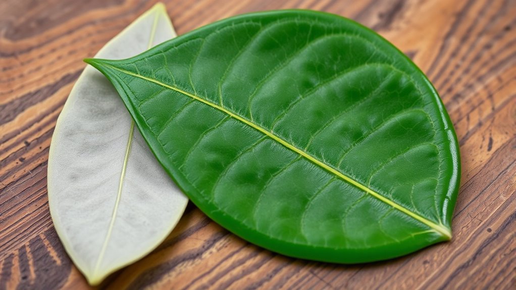 different leaves different timing