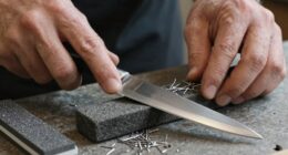 differentiate honing from sharpening