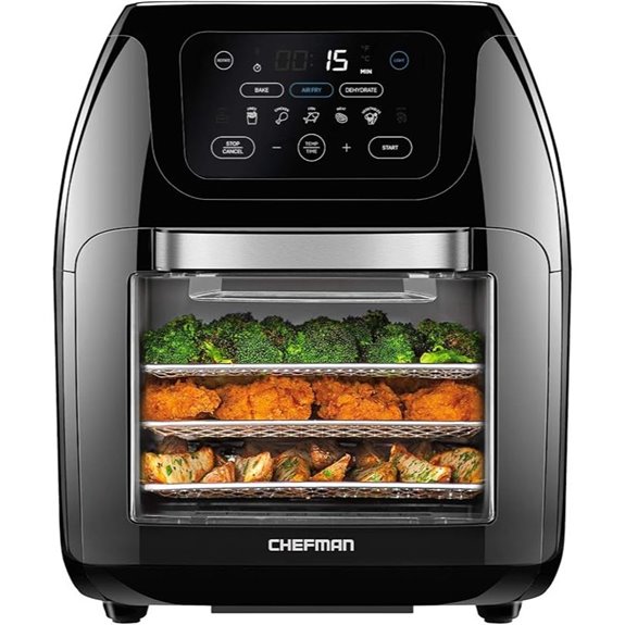 CHEFMAN Digital Air Fryer & Rotisserie 10L