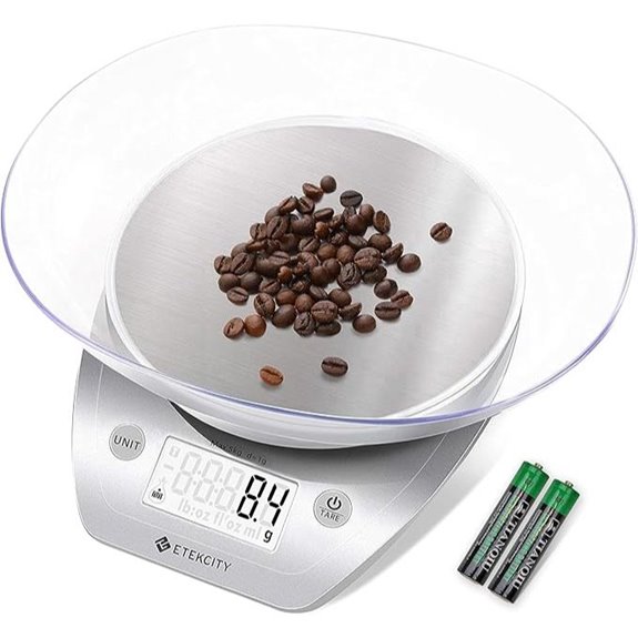 Etekcity Digital Food Kitchen Scale with Bowl