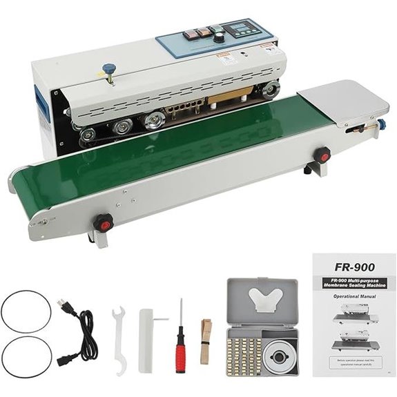 Continuous Band Sealer FR900K with Digital Temp Control