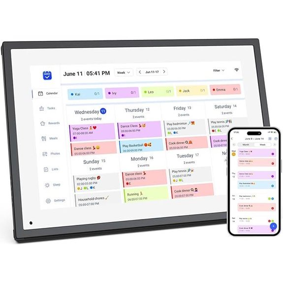 10.1 Wall Digital Calendar & Photo Frame