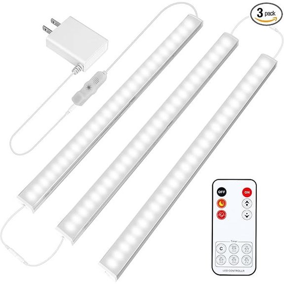 Maylit Under Cabinet Lights 3 Pcs Dimmable White