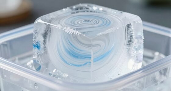 directional freezing for clear ice