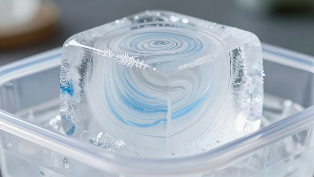 directional freezing for clear ice