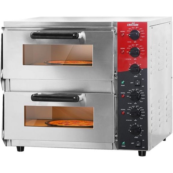 CROSSON Double Deck 16-inch Commercial Pizza Oven